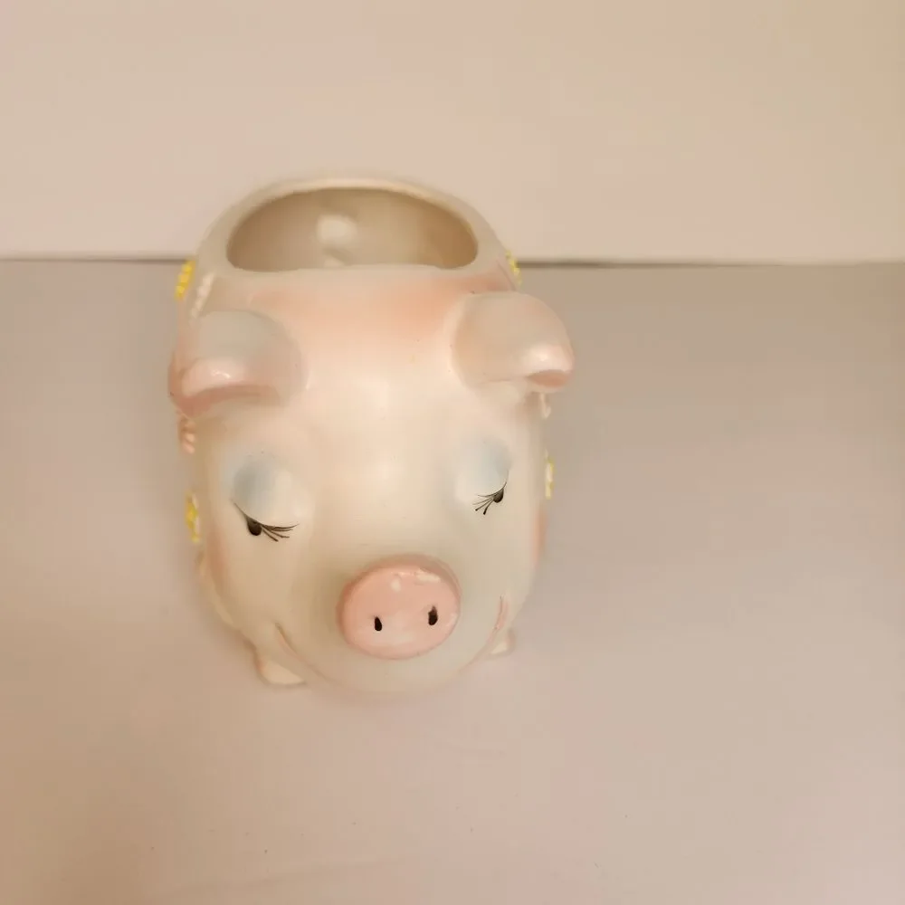Nappcoware Vintage Ceramic Pig And Piglets Planter